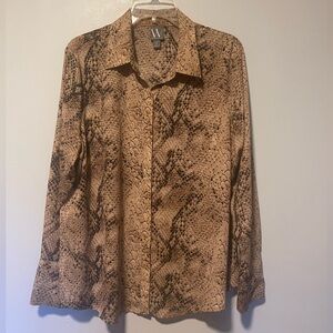 Worthington Women’s Snap Up Blouse Sz XL